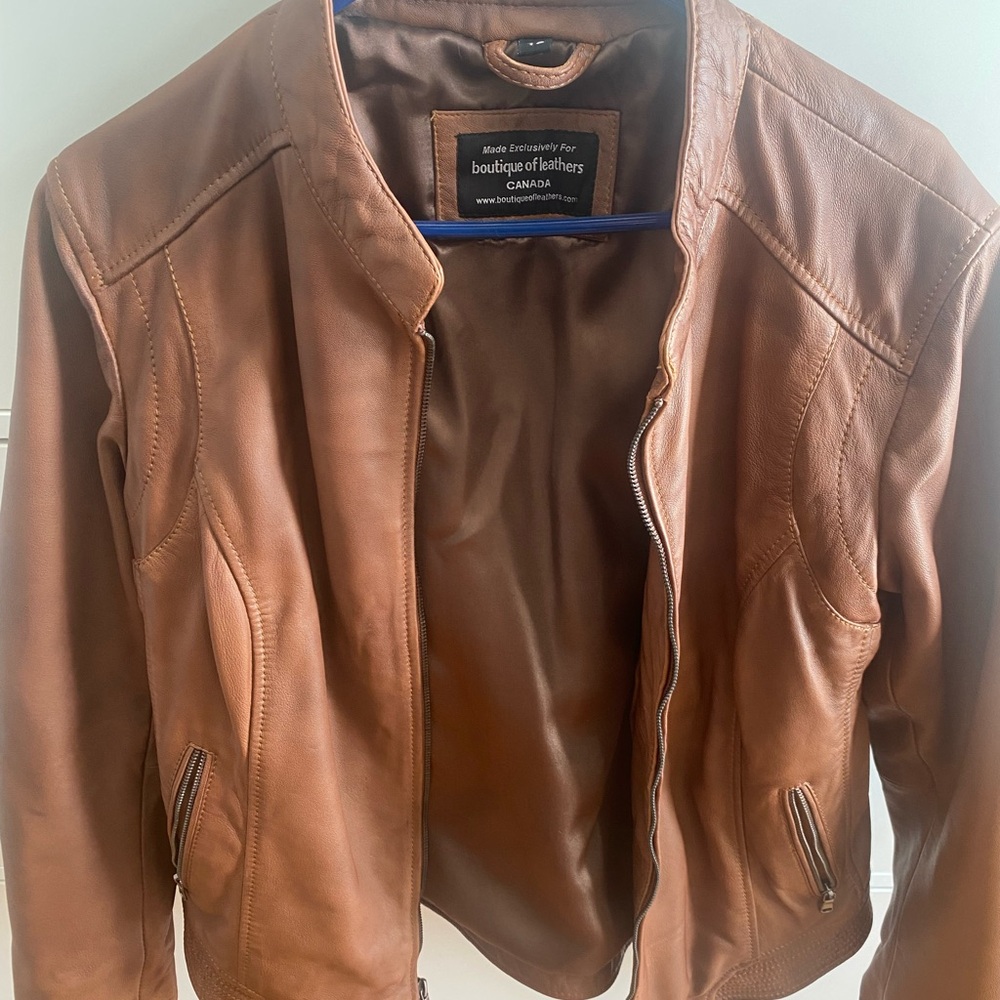 Boutique of Leathers Women's Brown Leather Jacket